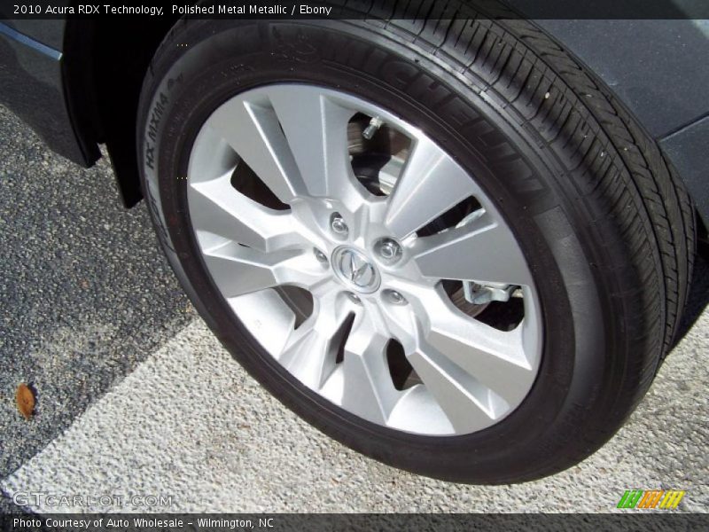 Polished Metal Metallic / Ebony 2010 Acura RDX Technology