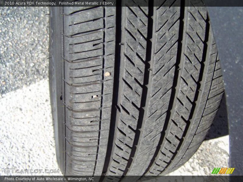 Polished Metal Metallic / Ebony 2010 Acura RDX Technology