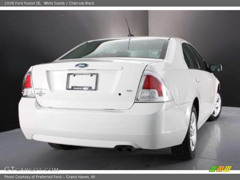 White Suede / Charcoal Black 2008 Ford Fusion SE