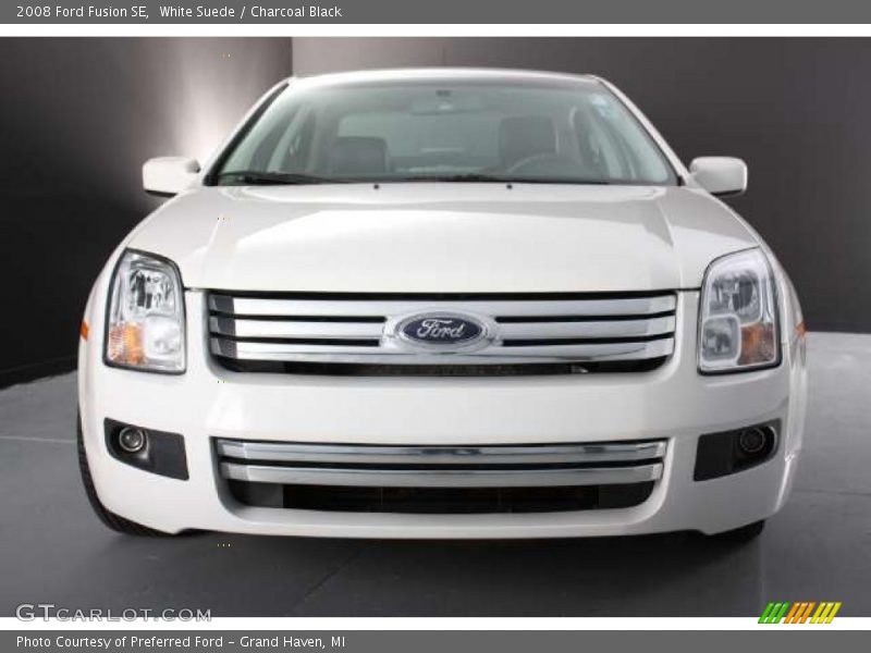 White Suede / Charcoal Black 2008 Ford Fusion SE