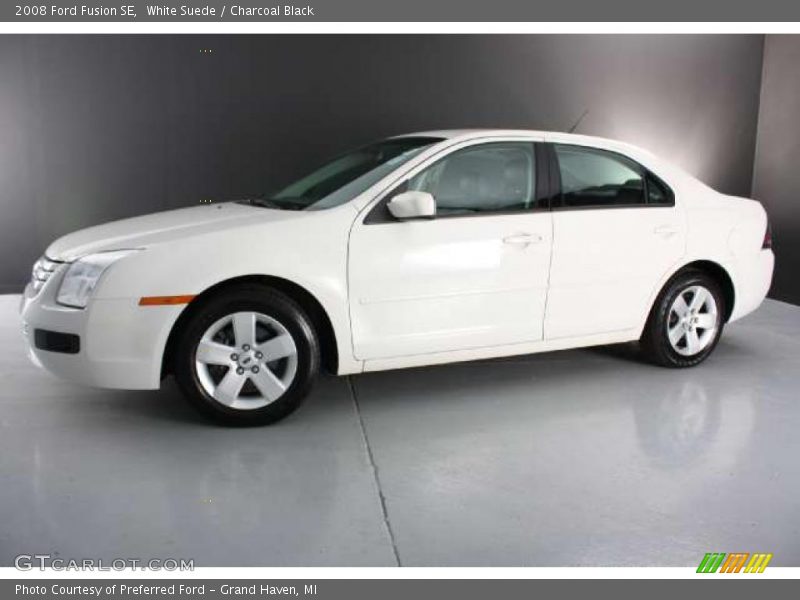 White Suede / Charcoal Black 2008 Ford Fusion SE