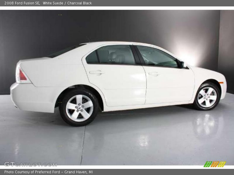 White Suede / Charcoal Black 2008 Ford Fusion SE