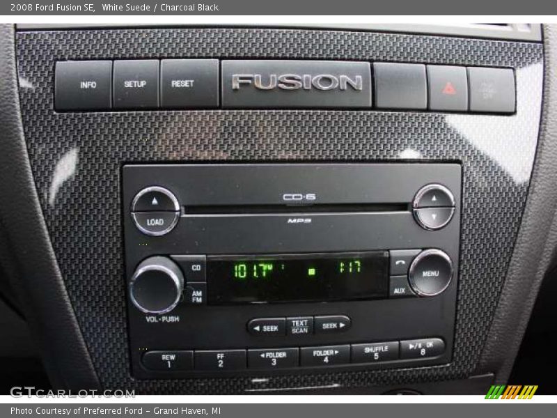 White Suede / Charcoal Black 2008 Ford Fusion SE