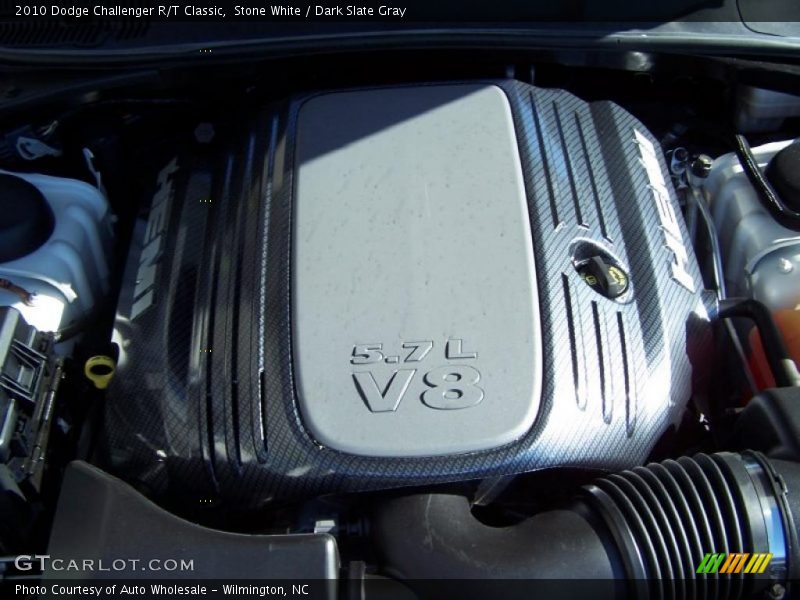 Stone White / Dark Slate Gray 2010 Dodge Challenger R/T Classic
