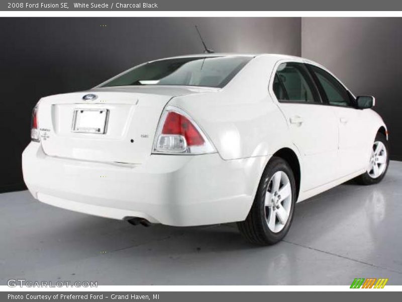 White Suede / Charcoal Black 2008 Ford Fusion SE