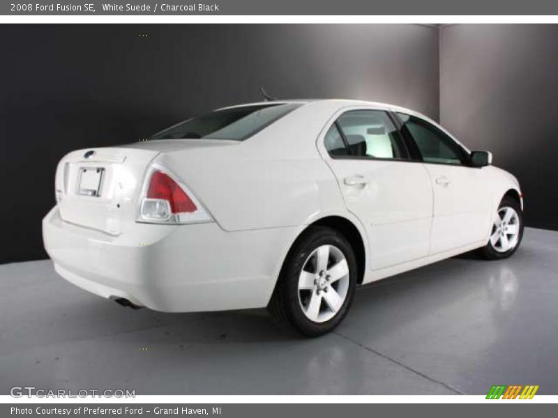 White Suede / Charcoal Black 2008 Ford Fusion SE