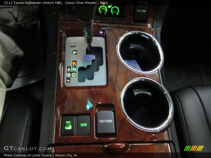 Classic Silver Metallic / Black 2011 Toyota Highlander Limited 4WD