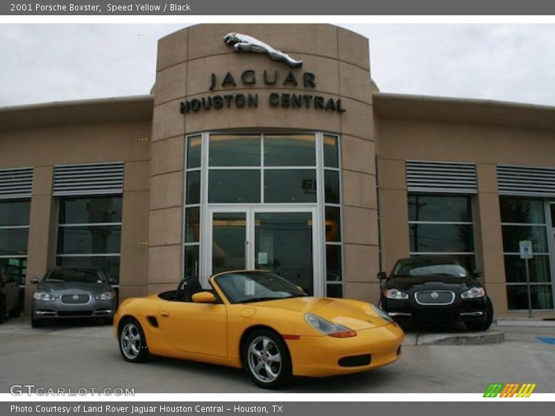 Speed Yellow / Black 2001 Porsche Boxster