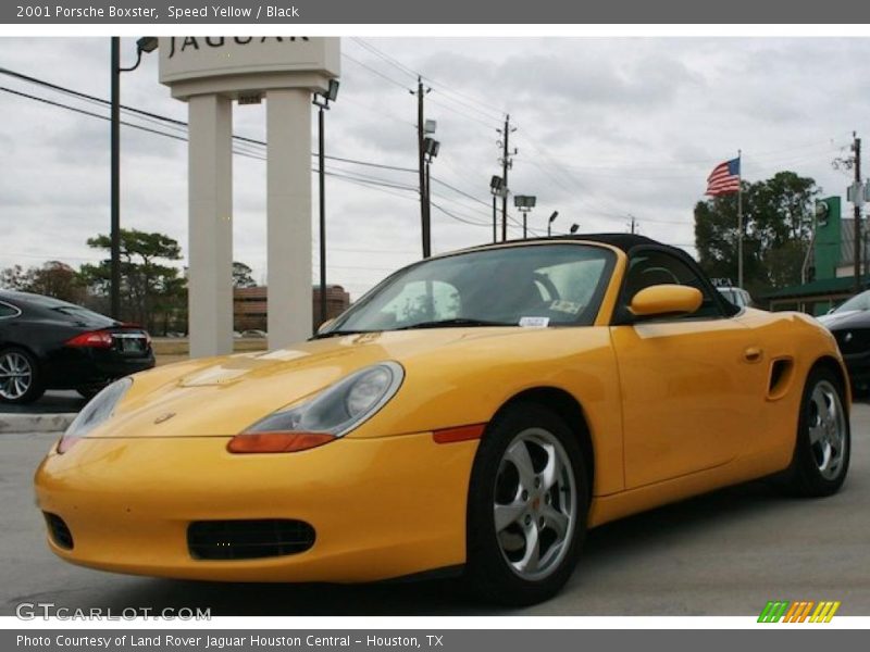 Speed Yellow / Black 2001 Porsche Boxster