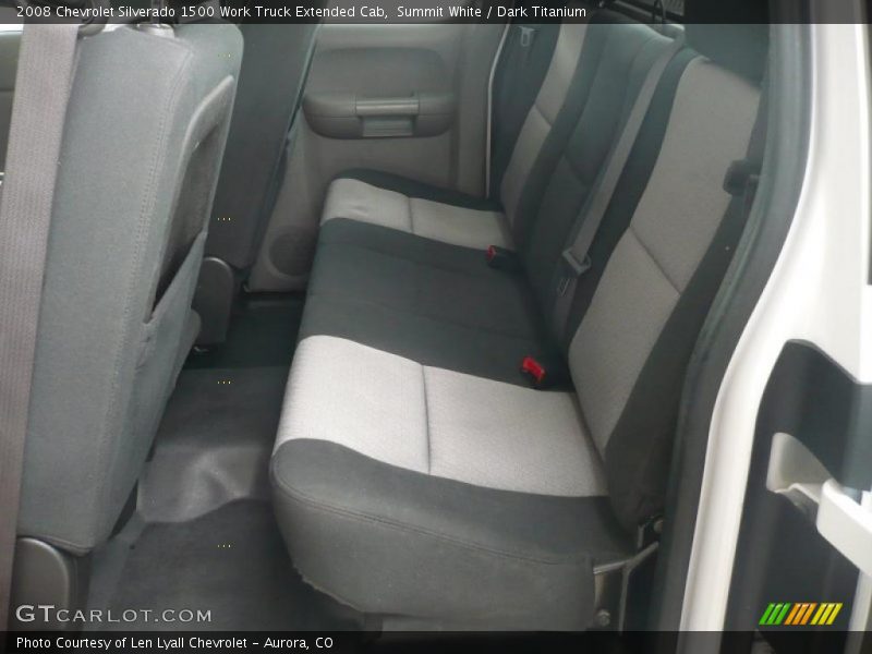 Summit White / Dark Titanium 2008 Chevrolet Silverado 1500 Work Truck Extended Cab