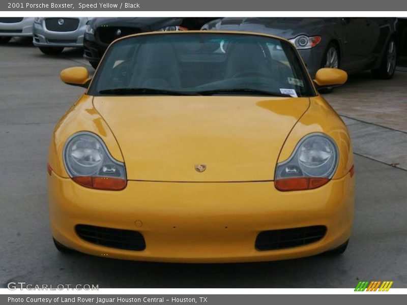 Speed Yellow / Black 2001 Porsche Boxster