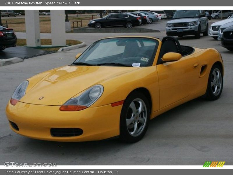 Speed Yellow / Black 2001 Porsche Boxster
