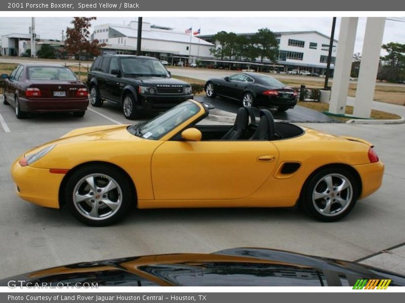 Speed Yellow / Black 2001 Porsche Boxster