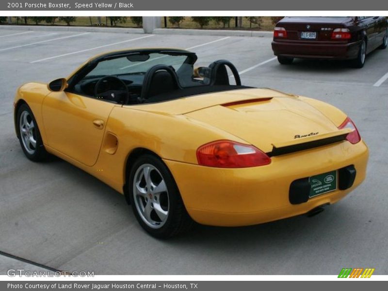 Speed Yellow / Black 2001 Porsche Boxster