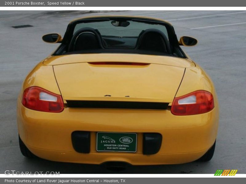 Speed Yellow / Black 2001 Porsche Boxster