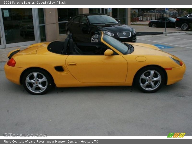 Speed Yellow / Black 2001 Porsche Boxster
