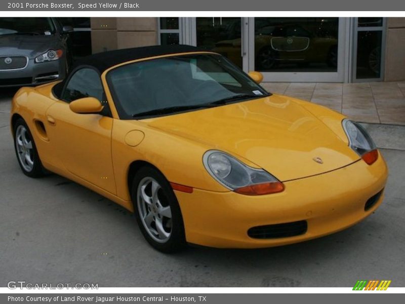 Speed Yellow / Black 2001 Porsche Boxster