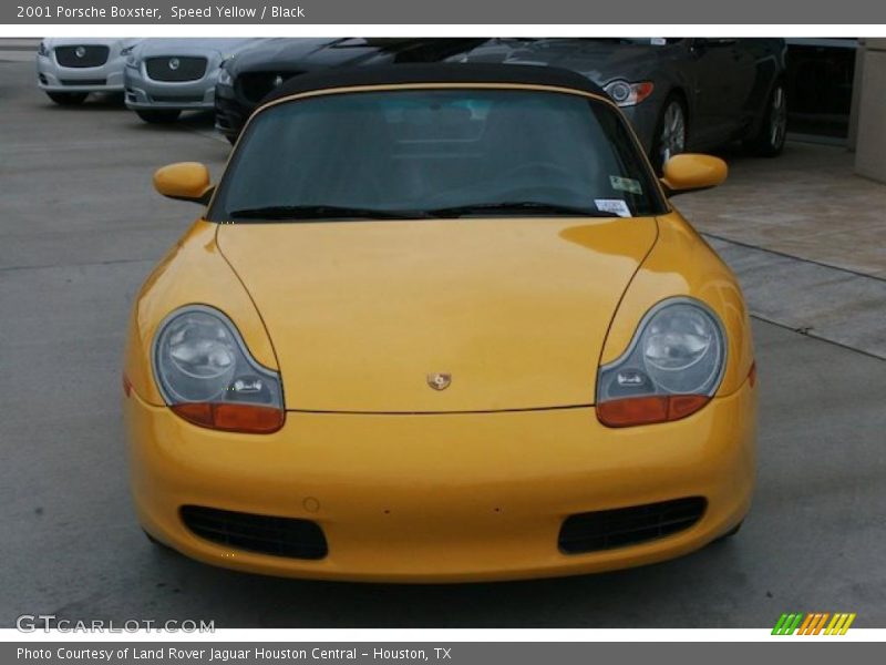 Speed Yellow / Black 2001 Porsche Boxster