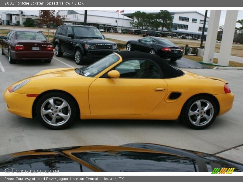 Speed Yellow / Black 2001 Porsche Boxster