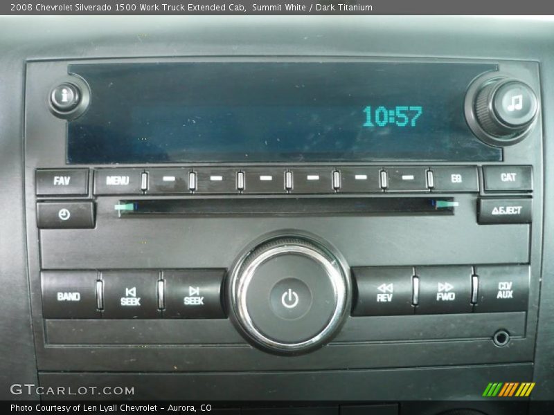 Controls of 2008 Silverado 1500 Work Truck Extended Cab