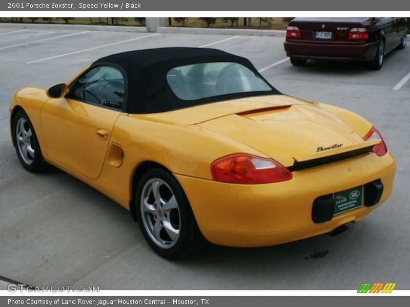 Speed Yellow / Black 2001 Porsche Boxster