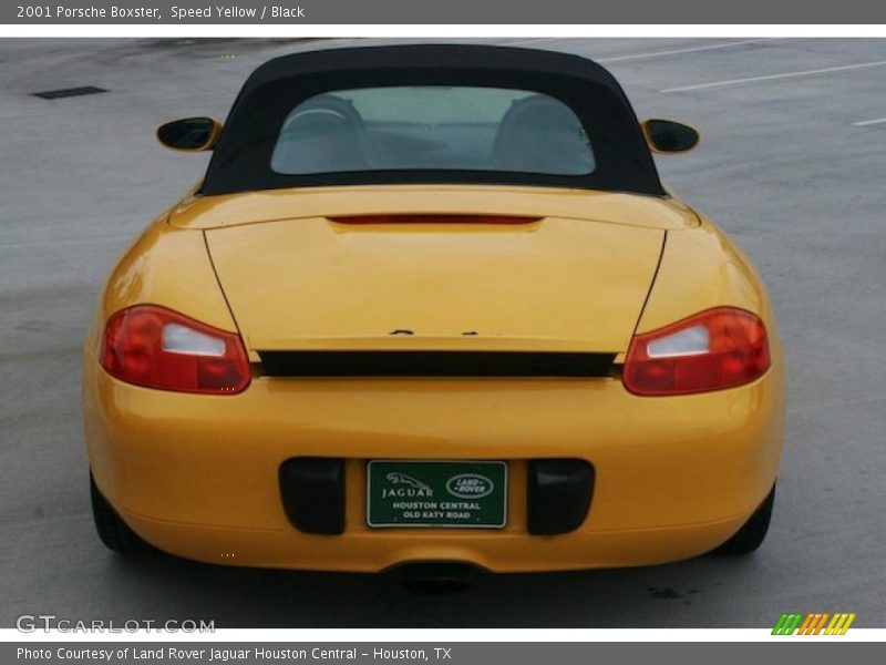 Speed Yellow / Black 2001 Porsche Boxster
