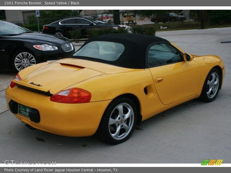 Speed Yellow / Black 2001 Porsche Boxster