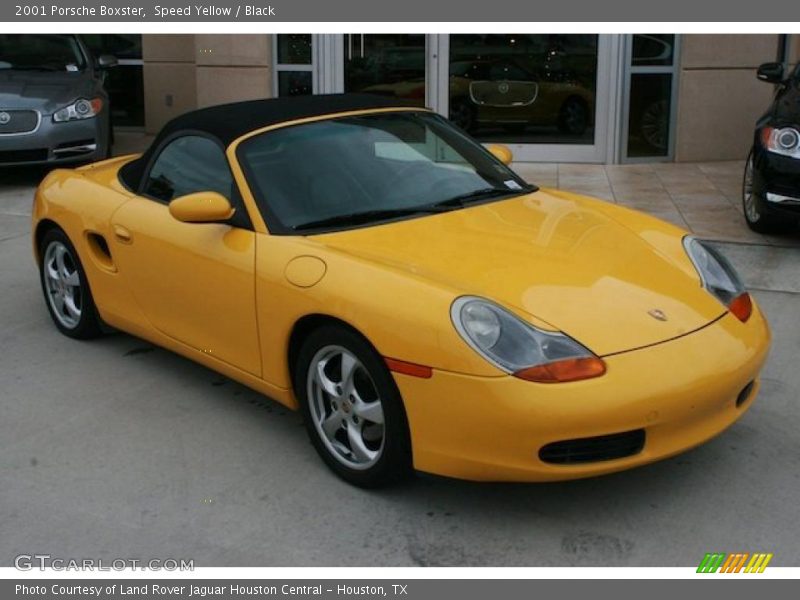 Speed Yellow / Black 2001 Porsche Boxster