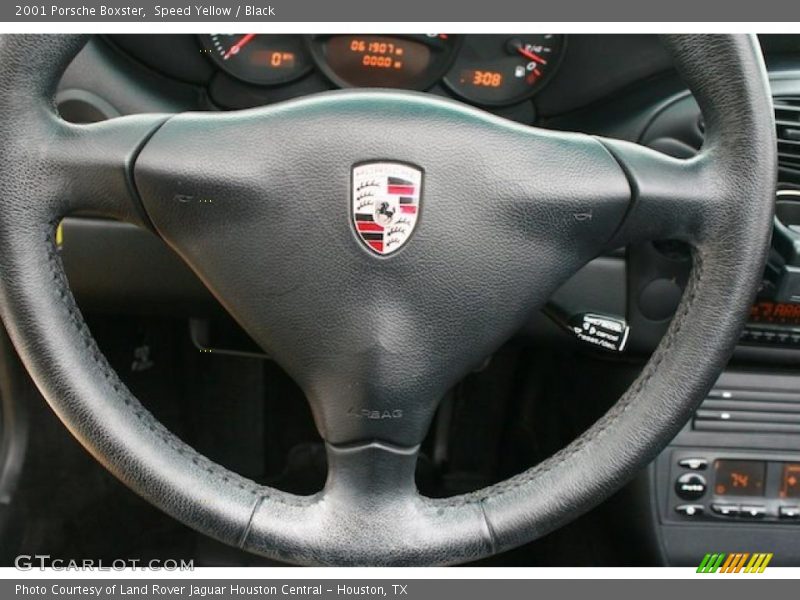 Speed Yellow / Black 2001 Porsche Boxster