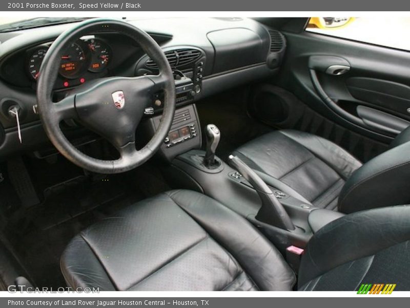 Speed Yellow / Black 2001 Porsche Boxster