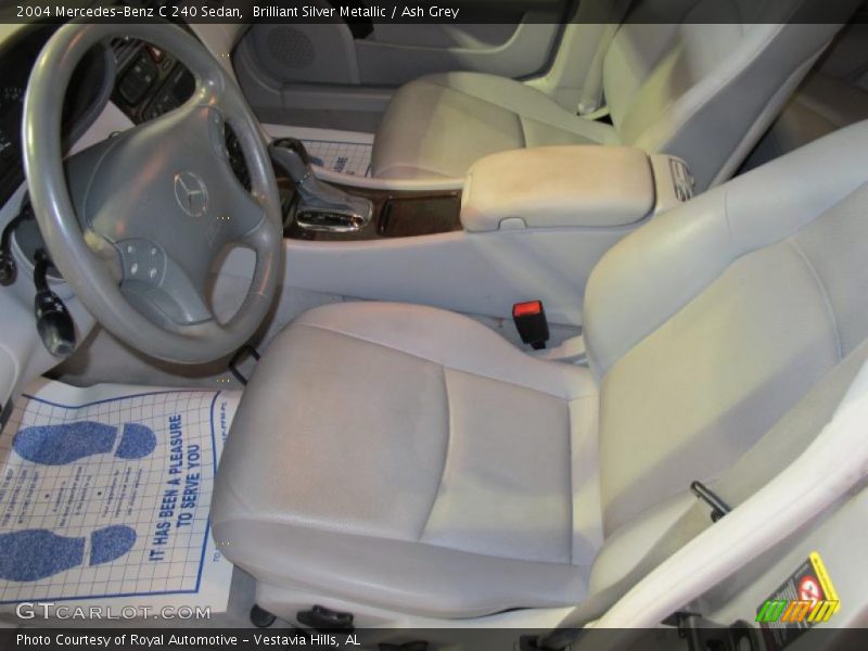 Brilliant Silver Metallic / Ash Grey 2004 Mercedes-Benz C 240 Sedan