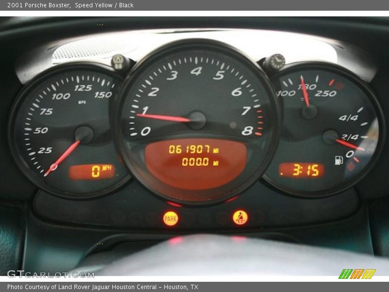 Speed Yellow / Black 2001 Porsche Boxster