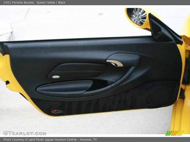 Speed Yellow / Black 2001 Porsche Boxster