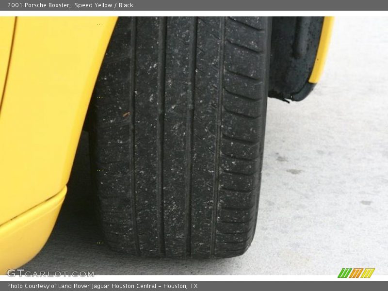 Speed Yellow / Black 2001 Porsche Boxster