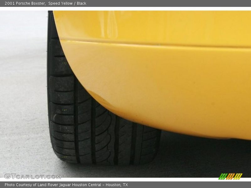 Speed Yellow / Black 2001 Porsche Boxster