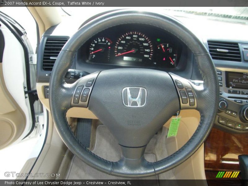 Taffeta White / Ivory 2007 Honda Accord EX-L Coupe