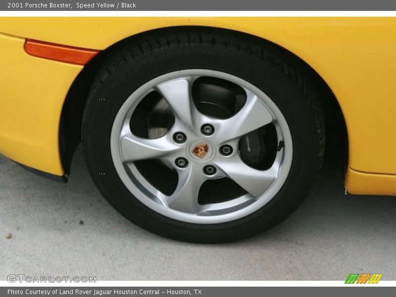 Speed Yellow / Black 2001 Porsche Boxster