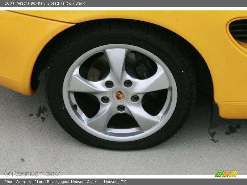 Speed Yellow / Black 2001 Porsche Boxster