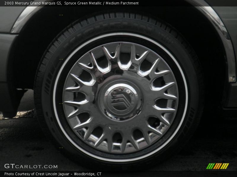 Spruce Green Metallic / Medium Parchment 2003 Mercury Grand Marquis GS