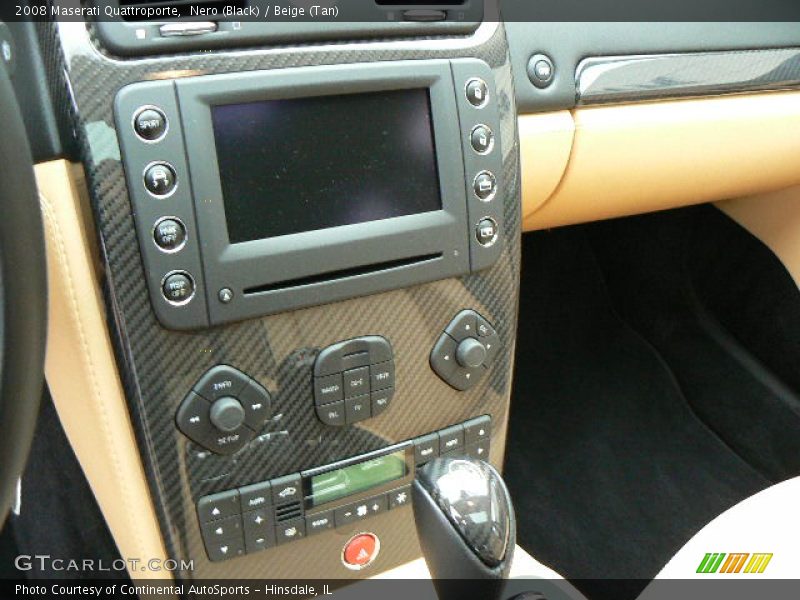 Nero (Black) / Beige (Tan) 2008 Maserati Quattroporte