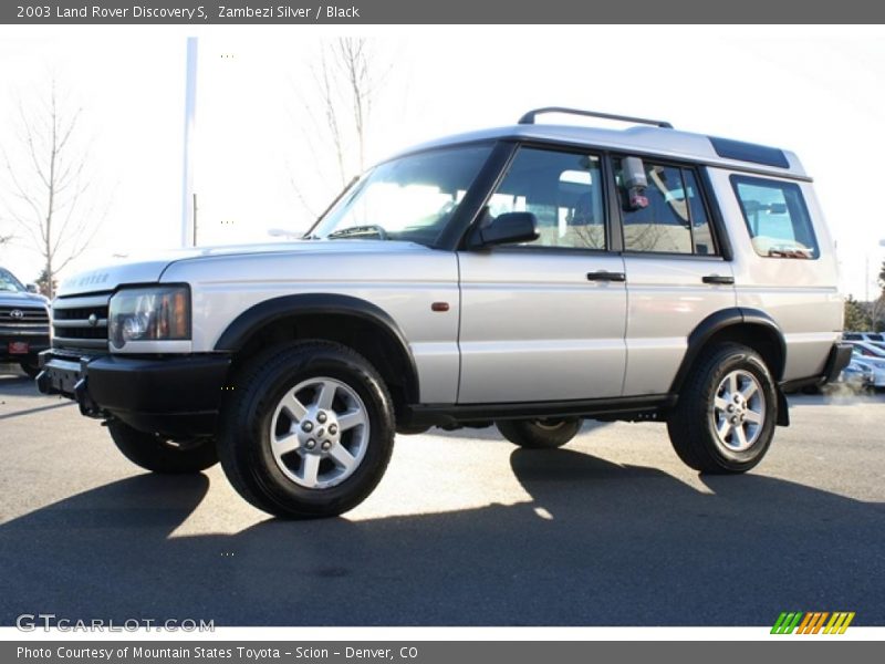 Zambezi Silver / Black 2003 Land Rover Discovery S