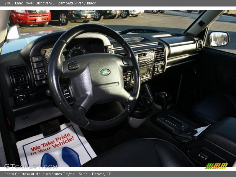 Zambezi Silver / Black 2003 Land Rover Discovery S