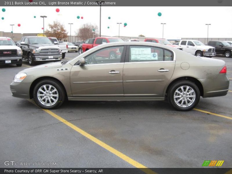 Light Bronze Metallic / Cocoa/Cashmere 2011 Buick Lucerne CXL