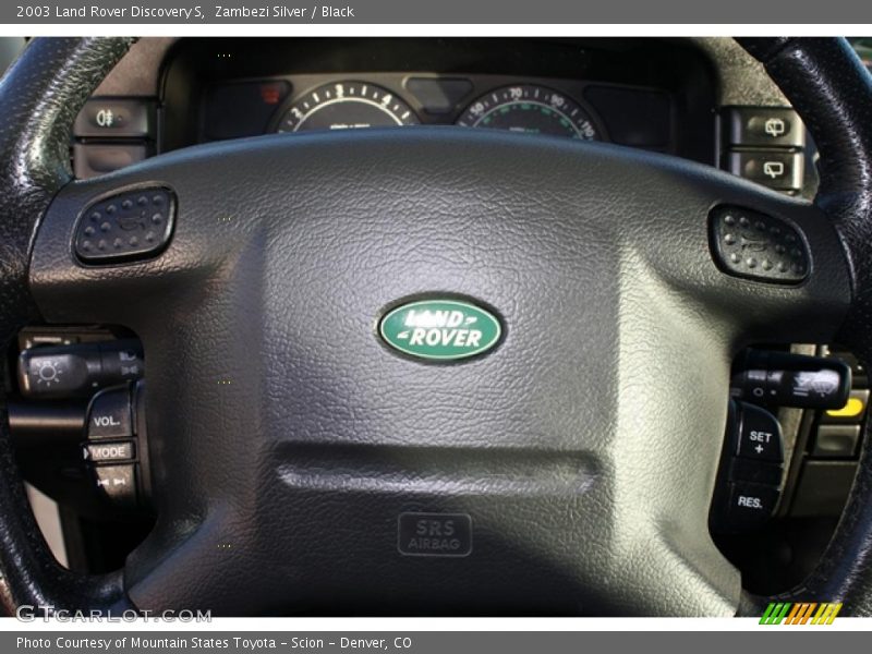 Zambezi Silver / Black 2003 Land Rover Discovery S