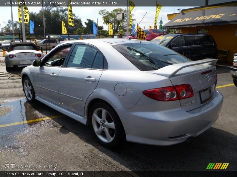 Glacier Silver Metallic / Black 2004 Mazda MAZDA6 s Hatchback