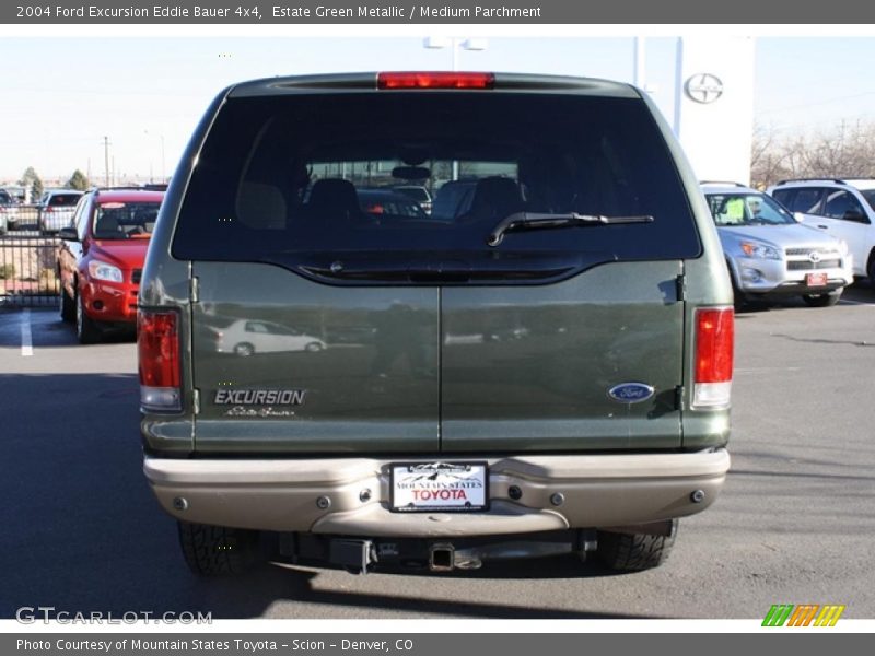 Estate Green Metallic / Medium Parchment 2004 Ford Excursion Eddie Bauer 4x4
