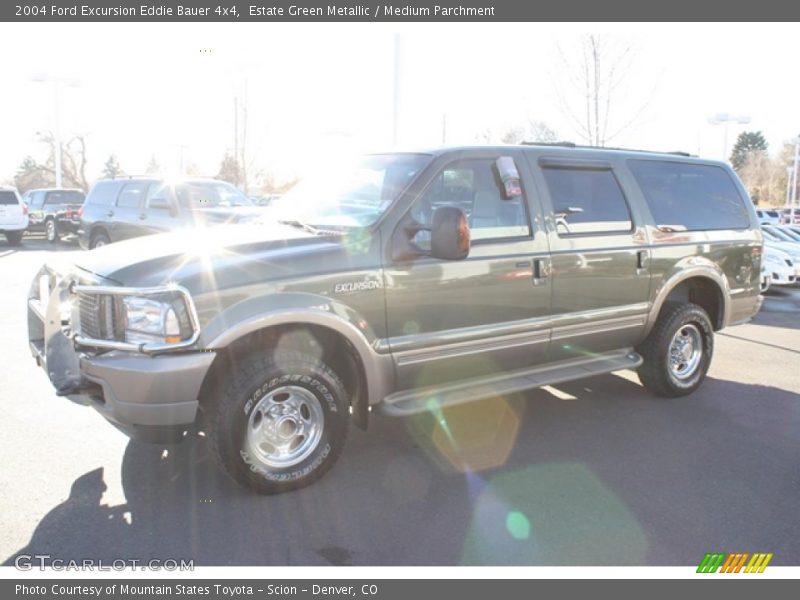 Estate Green Metallic / Medium Parchment 2004 Ford Excursion Eddie Bauer 4x4