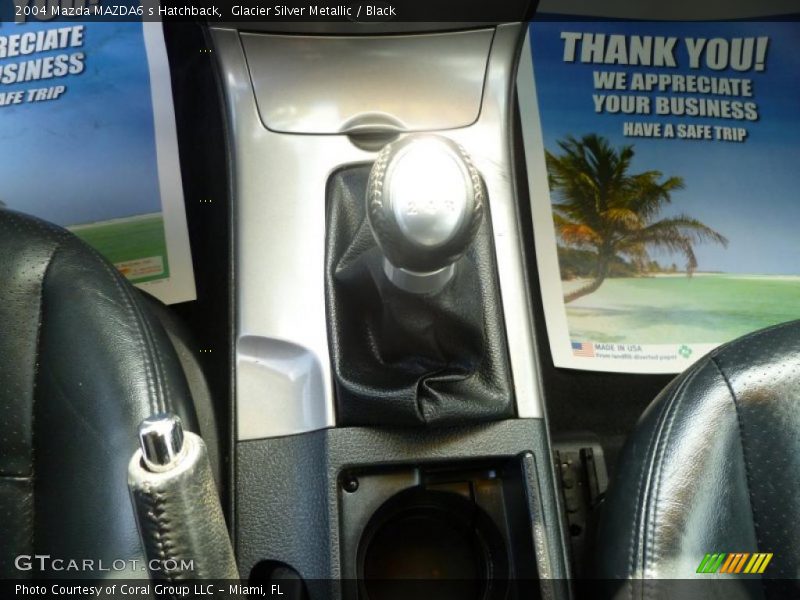 Glacier Silver Metallic / Black 2004 Mazda MAZDA6 s Hatchback