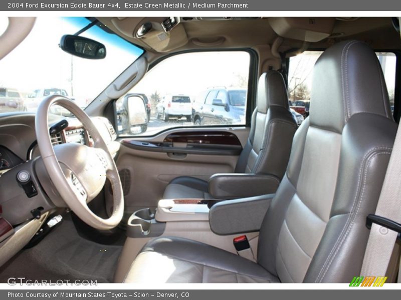 Estate Green Metallic / Medium Parchment 2004 Ford Excursion Eddie Bauer 4x4