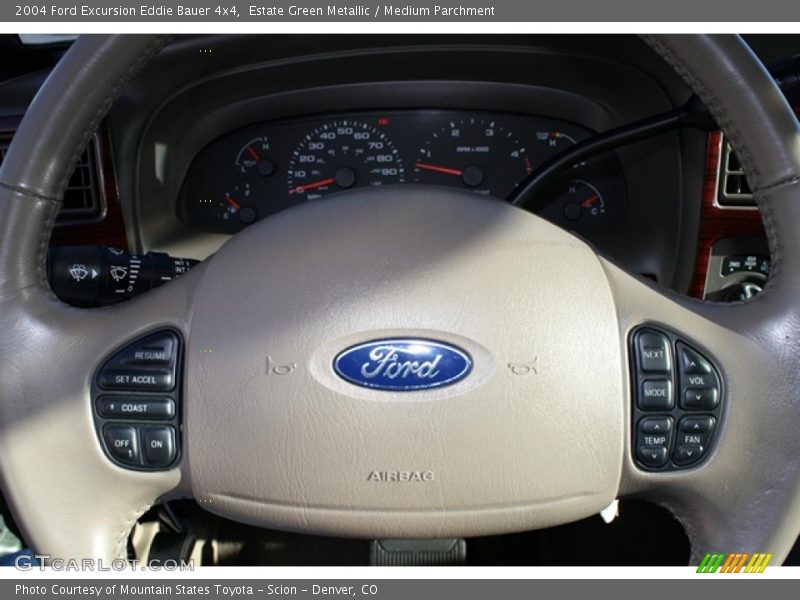 Estate Green Metallic / Medium Parchment 2004 Ford Excursion Eddie Bauer 4x4